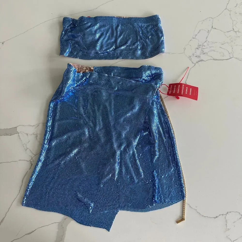 POSTER GIRL WINONA WRAP SKIRT SLUSH PUPPY and Brookie top Size Small